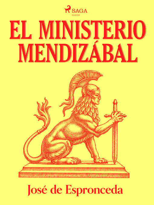 Title details for El ministerio Mendizábal by José de Espronceda - Available